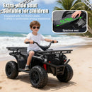 24V 160W Off-Road Ride-On ATV for Kids with Crash Bars, LED Lights, and Bluetooth Music