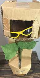 Gemmy Animated SUNNY Sunglasses-Wearing Singing Sunflower with Hidden Nature