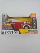TONKA MIGHTY FORCE FIRETRUCK WITH REALISTIC LIGHTS AND SOUNDS - 7" IN BOX