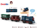Motorized Train Set for Wooden Tracks - 3-Piece Battery-Powered Toy for Ages 3 and Up