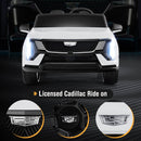 Dual Seat Remote-Controlled Ride-On Truck with 3 Speed Settings, LED Lights, Horn, and Music