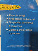 Retro Battery-Operated Flying Seagull Toy in Original Packaging from the 80s