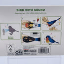 Vibrant Motion-Activated Singing Bird Toy in Blue and Red - 5” Long