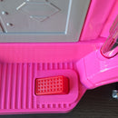 Garvee Kids' Pink/Gray Electronic Fire Truck Ride-On for Ages 3-4