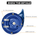 300DB Dual Pack Train Horn - Waterproof 12V Alarm Speaker for Vehicles