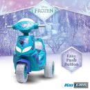 Frozen Electric Scooter for Kids Aged 3-5, Maximum Weight 55 lbs