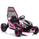 24V 400W Kids Electric Drift Go Kart with Rear Suspension and Roll Cage