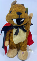 Gemmy Plush Vampire Beaver - Dancing & Singing Halloween Animation