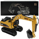 1:50 Scale Metal Excavator Toy for Kids