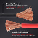 25-Foot 4 Gauge Heavy-Duty Jumper Cables for Vehicles