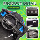 24V Children’s UTV with Remote Control, Bluetooth Audio, and 4-Wheel Suspension