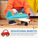 Wonder Wheels Toy Airplane for Kids and Toddlers – Pretend Play Vehicle