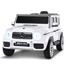 12V Licensed Mercedes-Benz G63 Kids Ride-On Car with Music and Remote Control in White