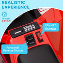 6V Red Ride-On Car for Toddlers with Durable Forward and Reverse Wheels