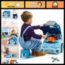 Interactive 60-Piece Kids Car Mechanic Workshop Set with Lights and Sounds