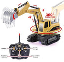 2 Piece Friction-Powered Remote Control Construction Vehicle Set