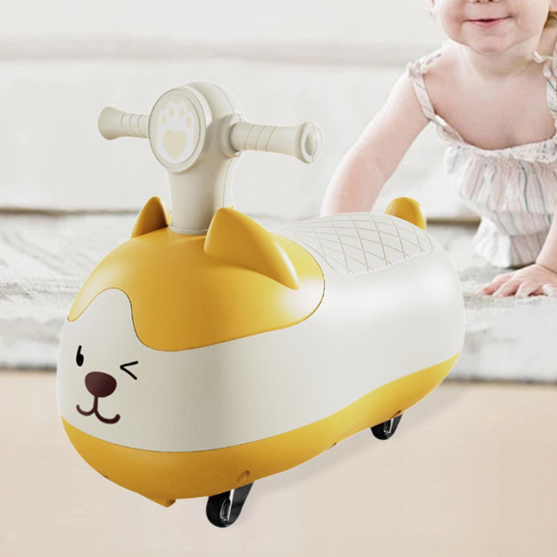 Silent Wiggle Ride On Car Scooter for Kids Outdoor Play Boys Girls Holiday Gift