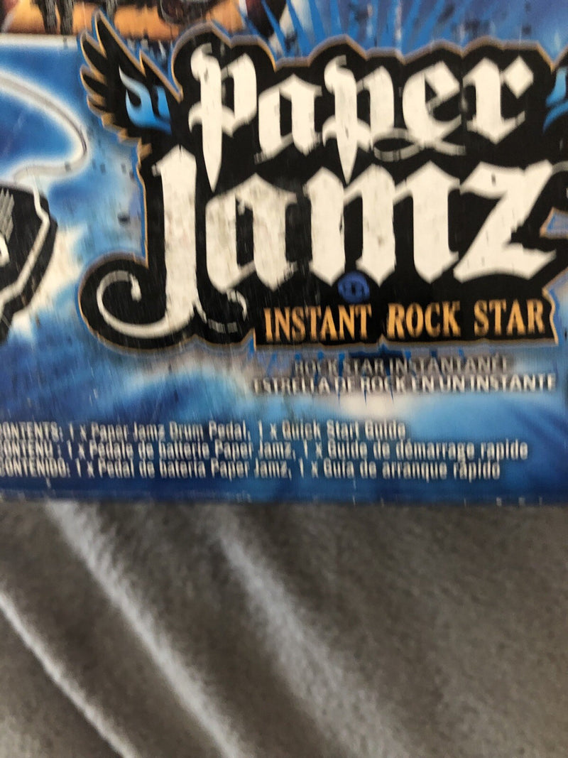 Wow Wee Paper Jamz Drum with Pedal Instant Rock Star Toy New in Box