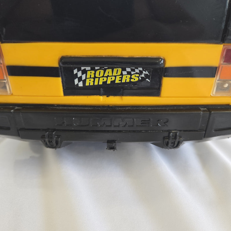 Yellow 2006 Hummer H2 Toy with Voice, Lights, and Horns - Road Ripper Model