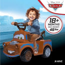 Kid Trax Disney Cars 3 Tow-Mater Large Rubber Electric Vehicle for Toddlers