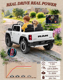 2-Seater Licensed RAM 1500 RHO 24V Electric Car for Kids