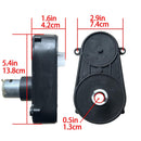 RS8380 Steering Motor Gearbox Upgrade for Kid's Ride-On Toys (12V-24V)