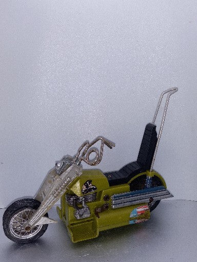 Working 1971 Battery Operated Screamin Demons Buzzard Toy Motorcycle