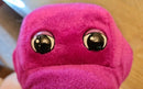 BARNEY!!  "MAGICAL FRIENDS" 2001 Belly Lights While Singing *tested" Plush  14in