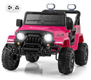 Pink 12V Electric Ride-On Truck for Kids with Remote Control