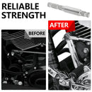 Chrome Shift Lever Kit with Stainless Steel Inner Shifter Lever Shaft