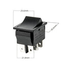 Set of 2 Six-Pin Foot Pedal Switches for 6V, 12V, and 24V Ride-On Toy Cars