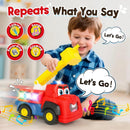 Musical Interactive Fire Truck Toy for Toddlers Aged 1-3