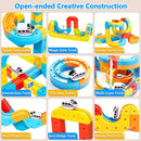 Toy Electric Train and Car Track Playset for Children Ages 3 to 8