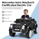 12V Mercedes-Benz Licensed Black Kids Ride-On Car with Trunk and Remote Control