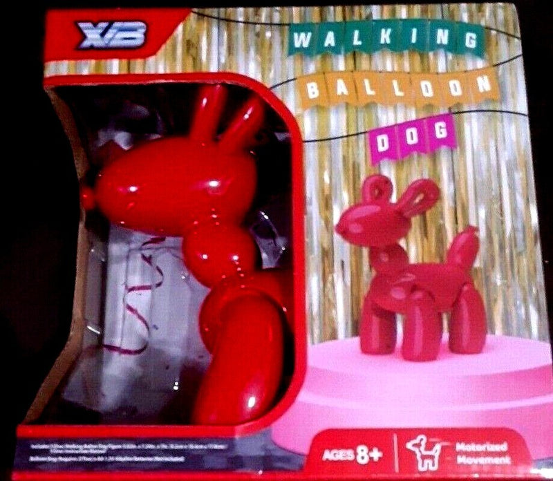 Walking Balloon Dog Toy in 3 Colors, Sizes 4", 7", and 8" for Ages 8+