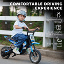24V Electric Dirt Bike for Kids, 250W Motor, 9.9 MPH, 12" Tires with Rear Suspension