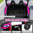 Kids 12V Electric Ride-On UTV with Trailer, Remote Control, and LED Lights
