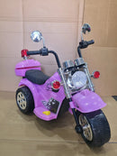 Harley-Davidson Style Electric Ride-On Motorcycle for Kids with 3 Wheels