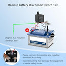 12V Remote Negative Battery Disconnect Switch with 200A Anti-Fault Protection