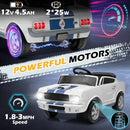 12V Shelby Licensed Electric Ride-On Car for Kids with 3 Speed Settings