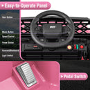 12V Children’s Electric Truck with Parental Control, Three Speed Settings, LED Lights, and Music Feature