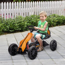 Electric 12V Go Kart for Kids with Speed Control, Orange