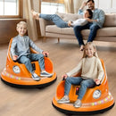 Toddler-Friendly Electric Bumper Car with 12V Ride-On Power, Remote Control, and 360° Spin