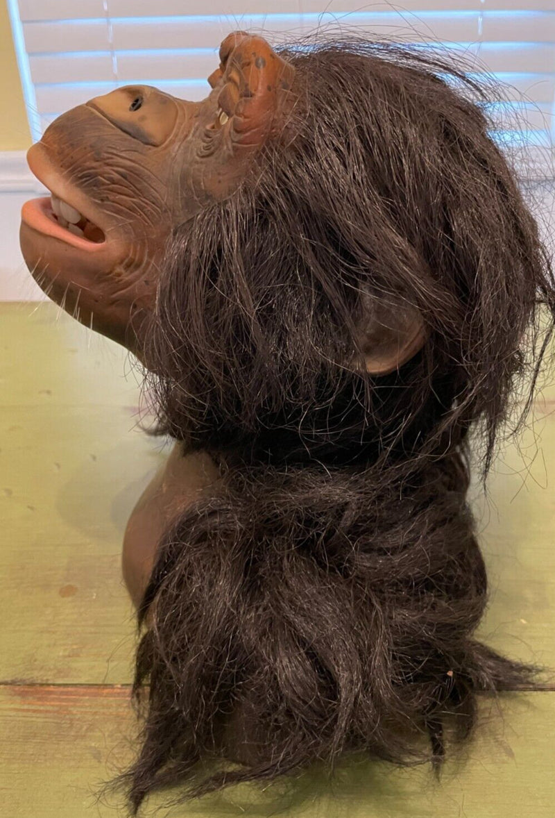Interactive Animatronic Chimpanzee Monkey Prop from 2005 Haunted House Horror Collection