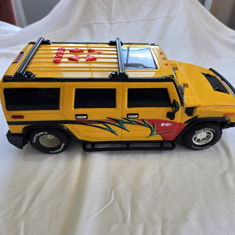 Yellow 2006 Hummer H2 Toy with Voice, Lights, and Horns - Road Ripper Model