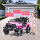 12V Electric Ride-On Truck for Kids - Remote Control, Dual Speed, LED Lighting