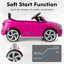 INFANS Pink Audi SQ8 Ride-On Vehicle for Ages 3 and Up