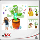 Musical Talking Cactus Plush Toy with 120 Songs and Voice Repetition