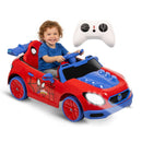12V Spidey and His Amazing Friends Remote-Controlled Ride-On Car for Kids Ages 3-5