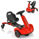 6V Electric Drifting Go Kart for Kids with 360° Spin - Red